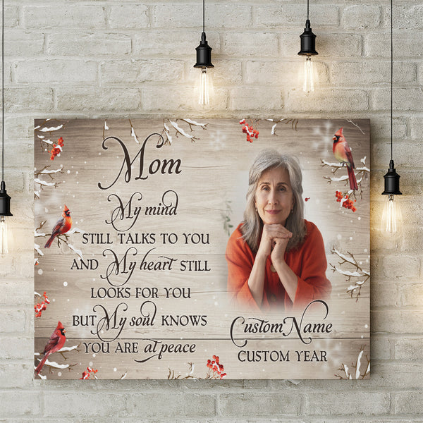 Mom Memorial Personalized Remembrance Gifts For Loss of Mother Bereavement For Mother Loss Gift NXM502