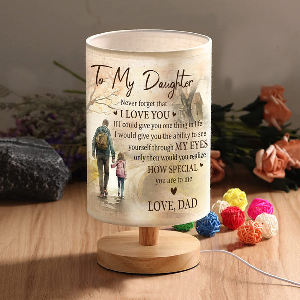Daughter Table Lamp Gifts for Daughter from Dad, Father and Daughter Table Lamp TNT3