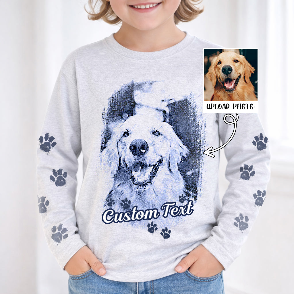 "Furever Yours" Custom Dog Photo Sweatshirt | Personalized Dog Mom Gift | Dog Lover Hoodie D22