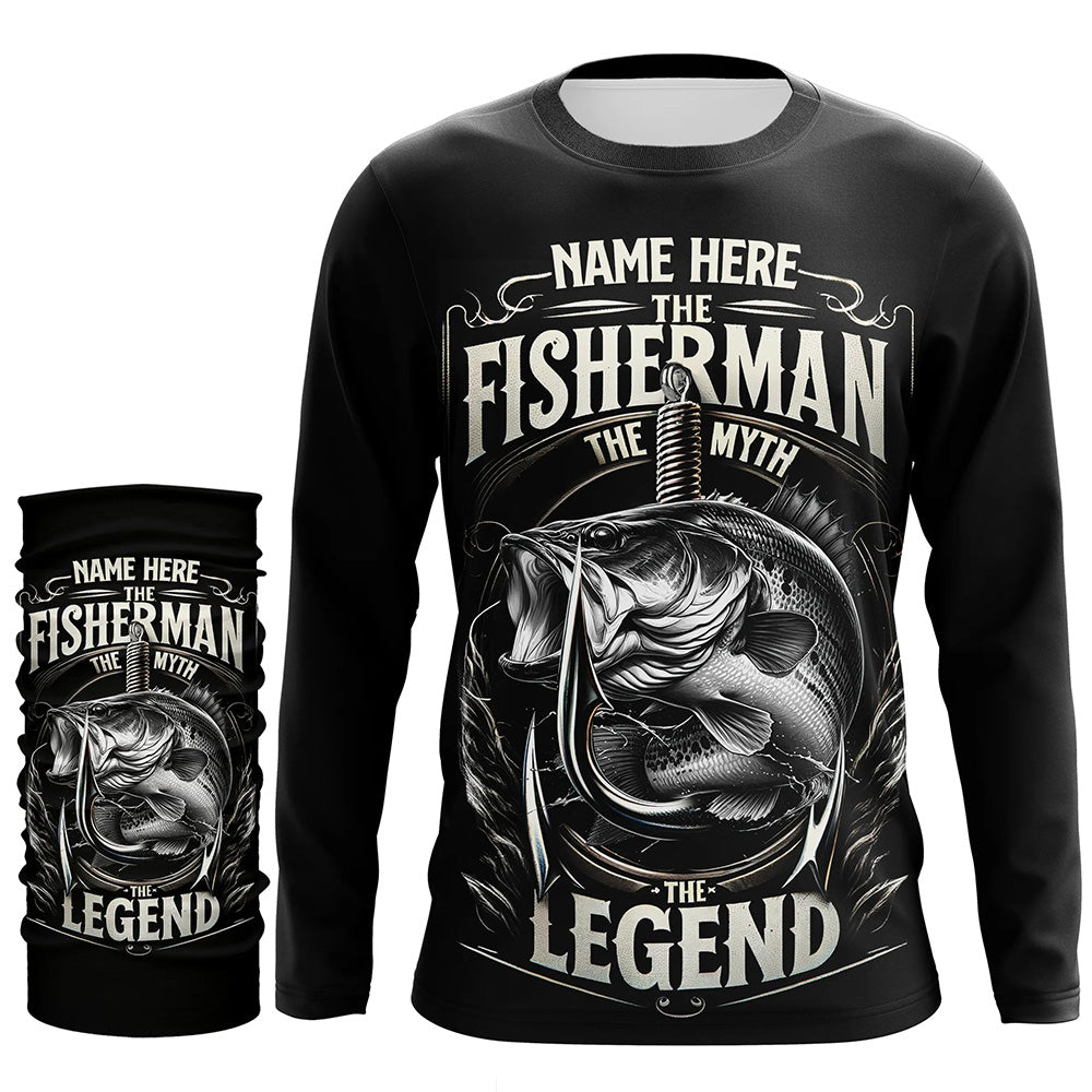 The Fisherman, The Myth, The Legend - Bass Fishing UV Protection Perfo –  Myfihu