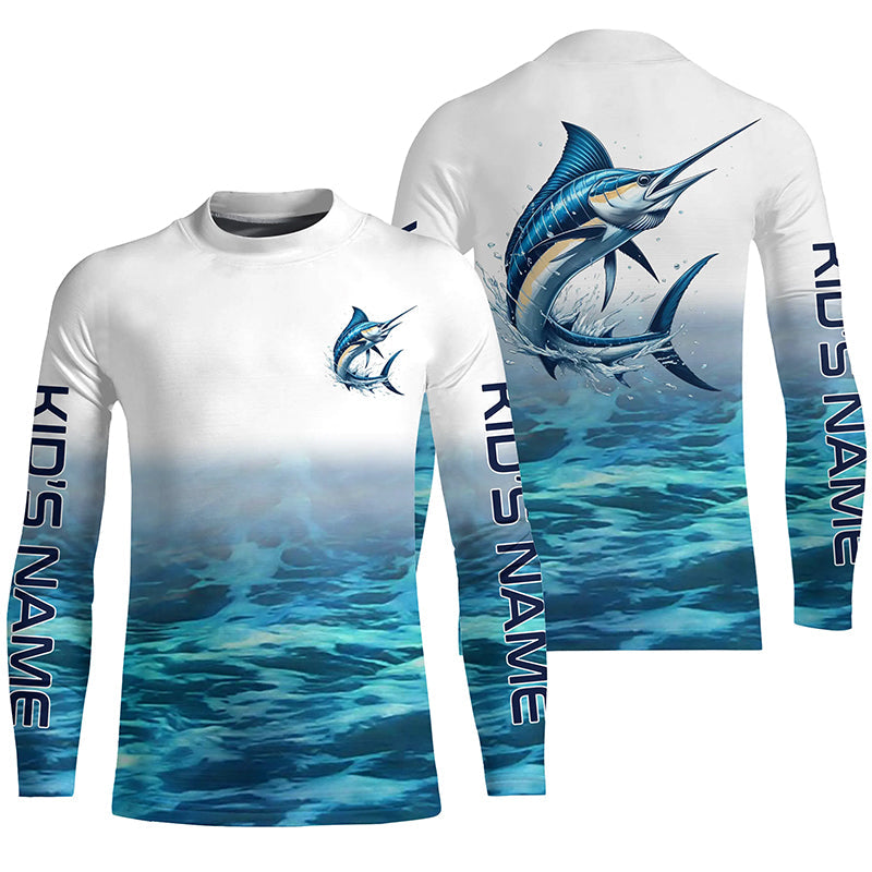 Marlin Fishing Custom Long Sleeve Performance Fishing Shirts, Marlin S –  Myfihu