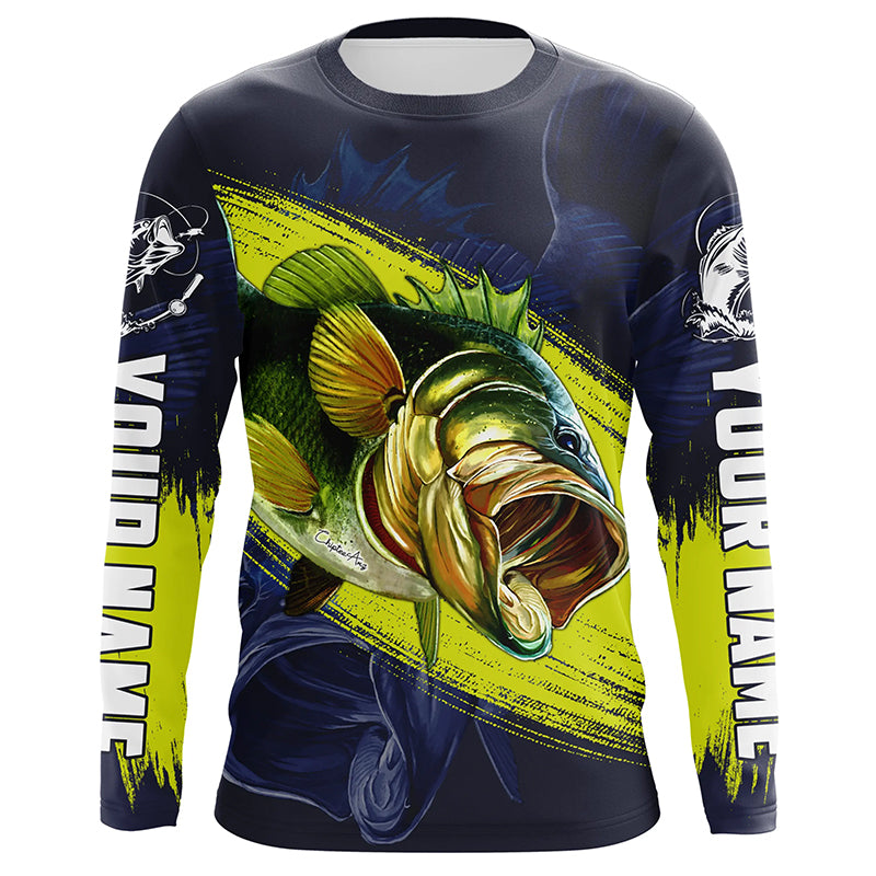 Personalized Bass Fishing jerseys, Bass Fishing Long Sleeve Fishing to –  Myfihu