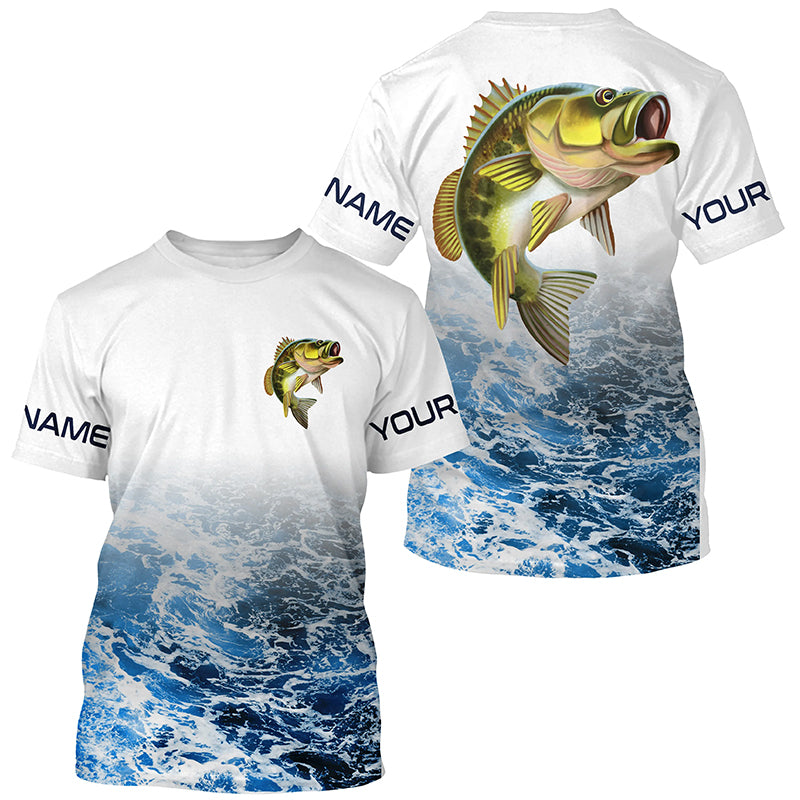 Personalized Largemouth Bass Fishing Long Sleeve Fishing Shirts, Bass –  Myfihu