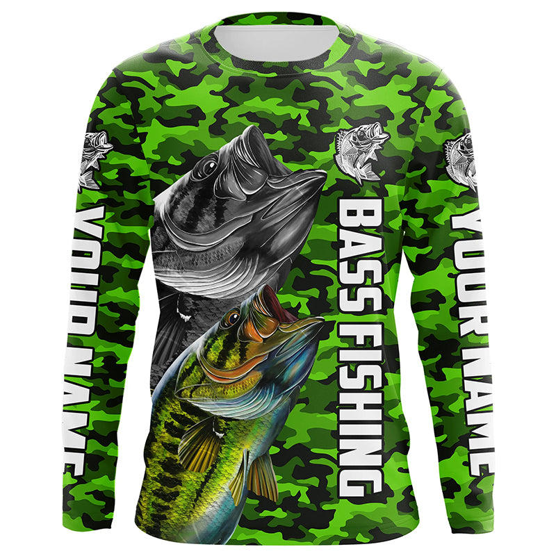 Personalized Bass Fishing Jerseys, Bass Fishing Long Sleeve Fishing Tournament Shirts, Gifts for Fisherman, Fishing Gear for Men Gift, Mens Fishing