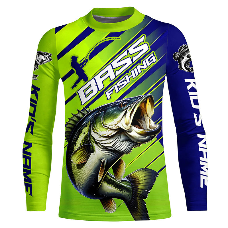 Custom Largemouth Bass Fishing Uv Protection Long Sleeve Shirts, Bass –  Myfihu
