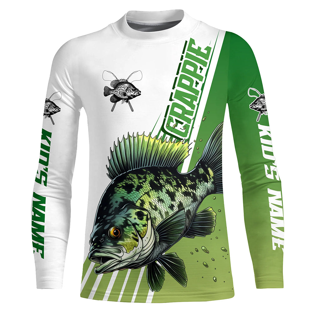 Custom Crappie Long Sleeve Tournament Fishing Shirts, Crappie Fishing –  Myfihu