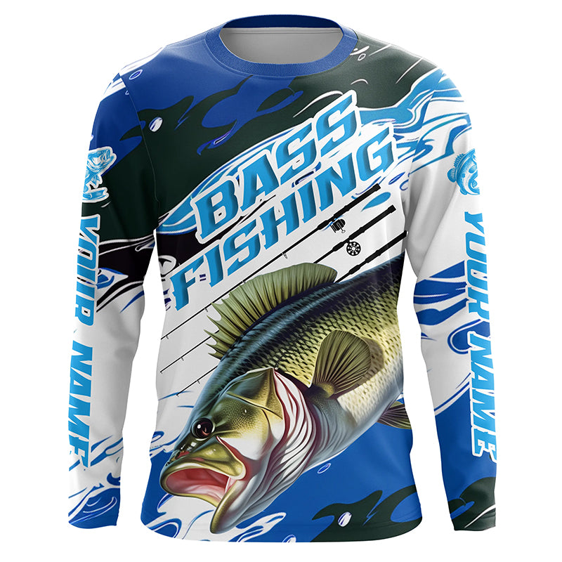 Custom Largemouth Bass Fishing Jerseys, Bass Long Sleeve Tournament Fi –  Myfihu