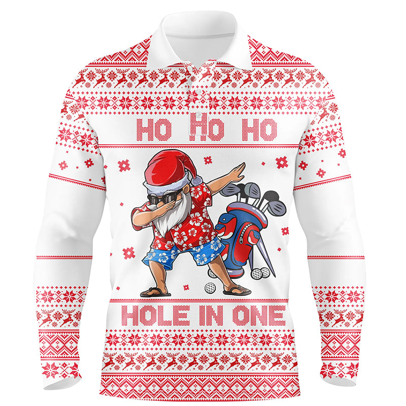 Ho Ho Ho Hole In One Santa Golf Christmas Funny Santa Ugly