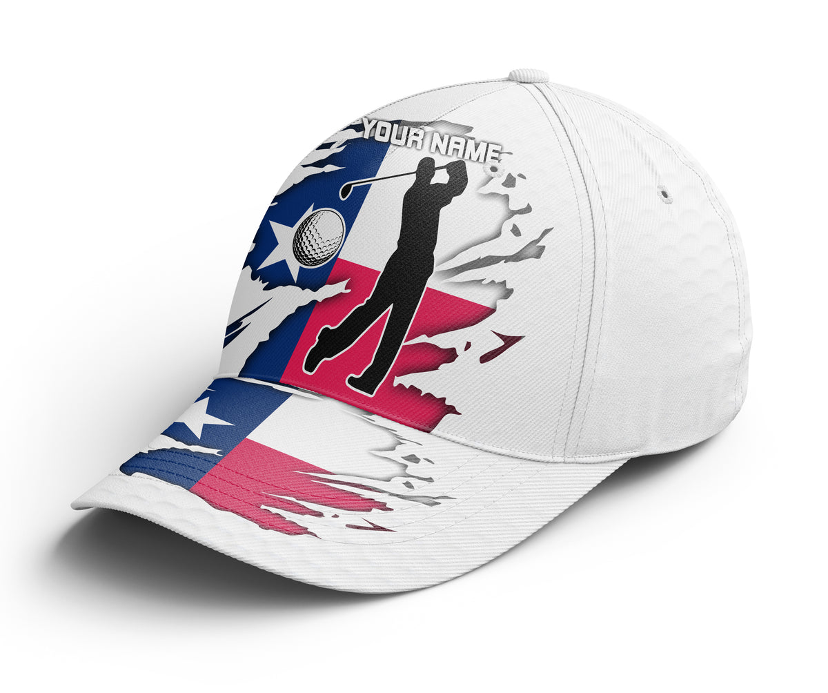 American flag golf sun hats for men, custom name hats Unisex Baseball –  Myfihu