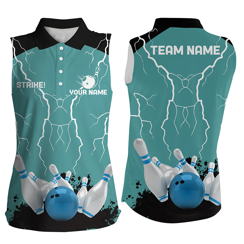 Bowling Strike Thunder Lightning Custom Bowling Jerseys for Men