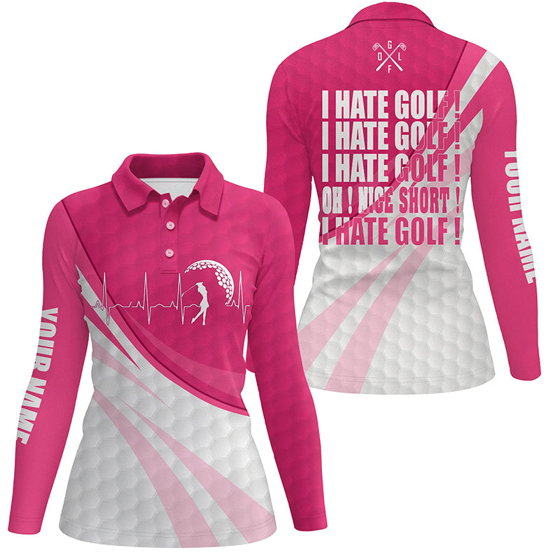 Men's I Hate Golf Nice Shoot Polo Shirt