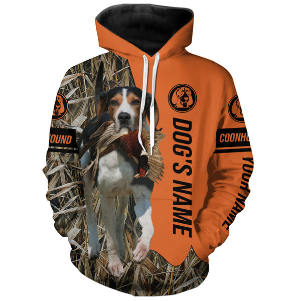 Treeing Walker Coonhound Hunting Dog Customized Name Shirts for Hunters, Personalized hunting gifts FSD4179