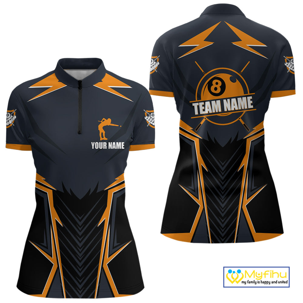 Billiard Jerseys For Women Custom Polo & Quarter-Zip Billiard Team