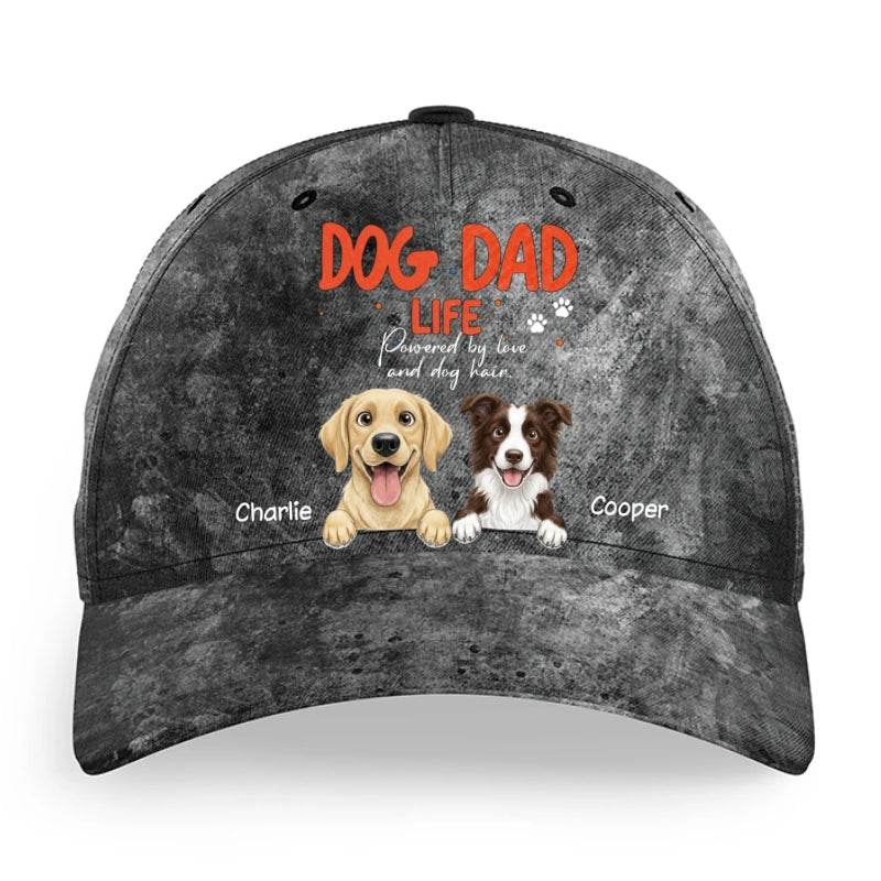 Dog Mom Dog Dad Life Hat Custom Personalized Dogs Baseball Cap FSDM26