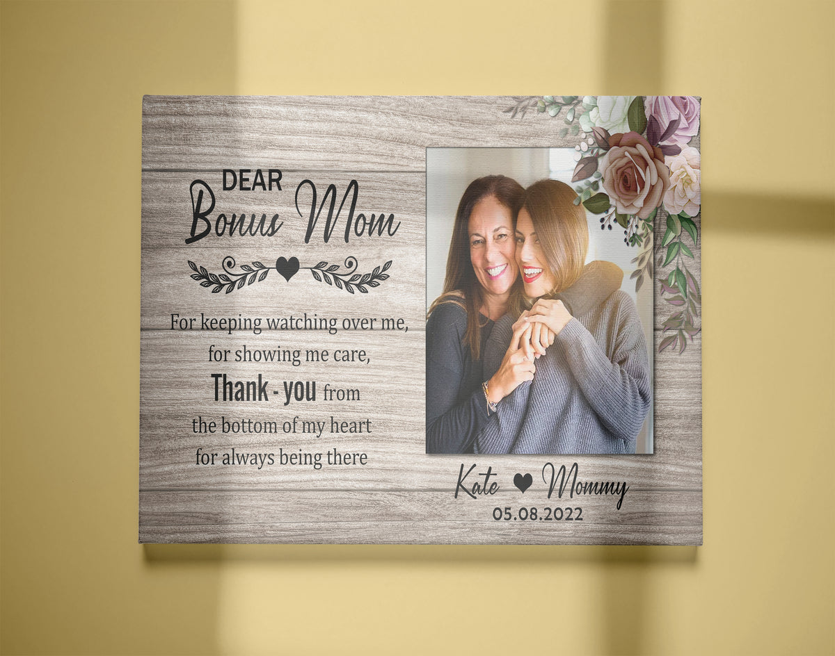 Personalized Gifts To My Bonus Mom From Son Poster Gifts Meaningful Qu -  Giftforsoul