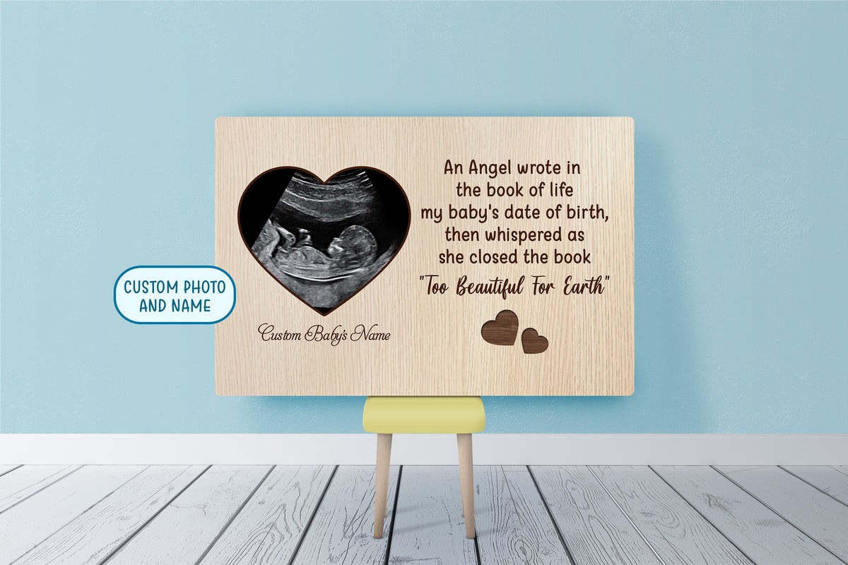 Baby memorial gifts personalized loss of baby sympathy gifts, loss of ...