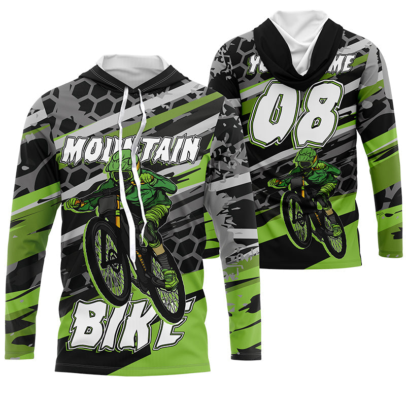 Youth Motocross Jersey UPF30+ Custom Green Dirt Bike Shirt For Boy Gir –  ChipteeAmz