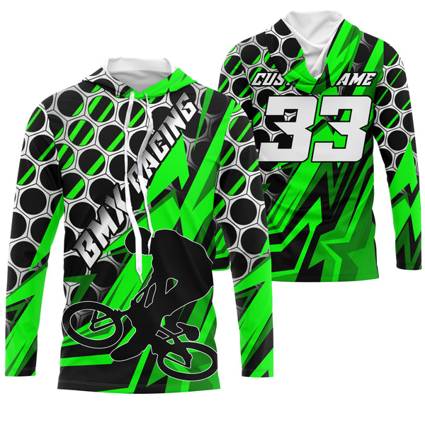 Personalized BMX racing jersey UPF30+ stunt riding Adult&Kid racewear Extreme off-road Cycling gear| SLC54