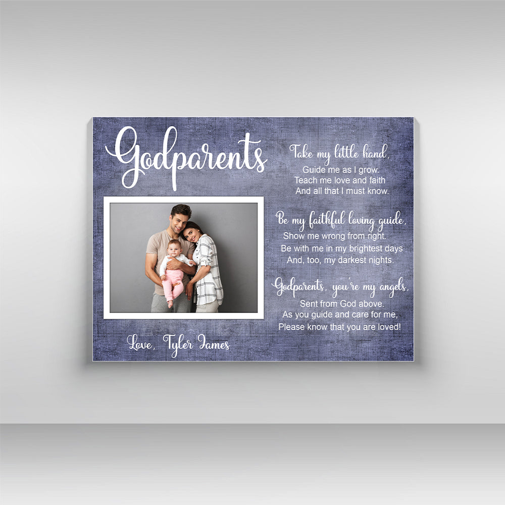 Baptism gift for Godparents- Personalized Gift - Godfather Gift