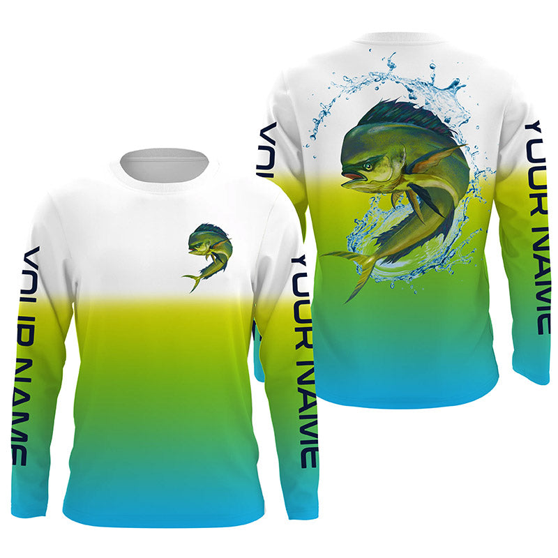 Personalized Mahi Mahi Long Sleeve Uv Protection Fishing Shirts, Mahi –  Myfihu
