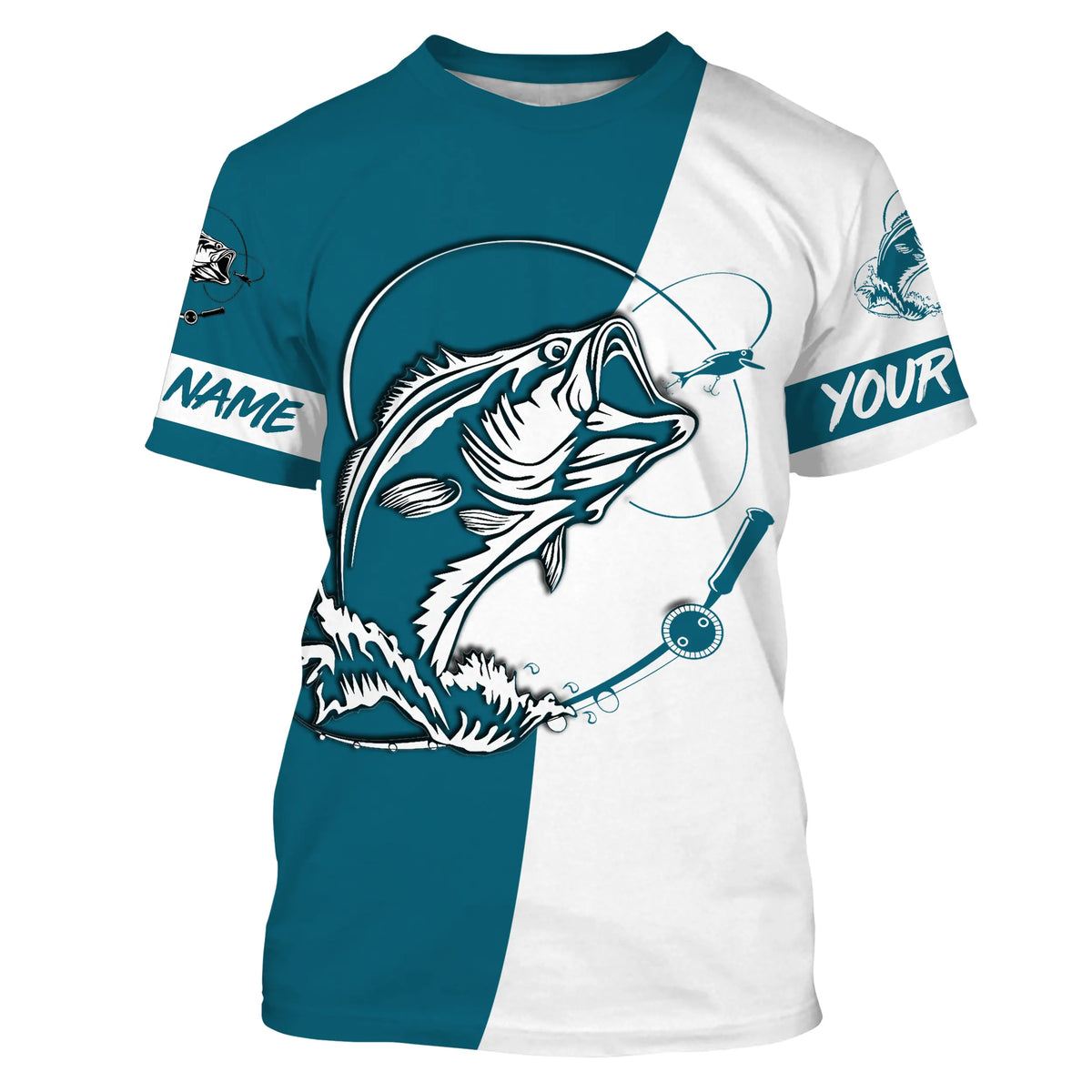 Personalized Bass Long sleeve Fishing Shirts, Bass Fall season Fishing –  Myfihu