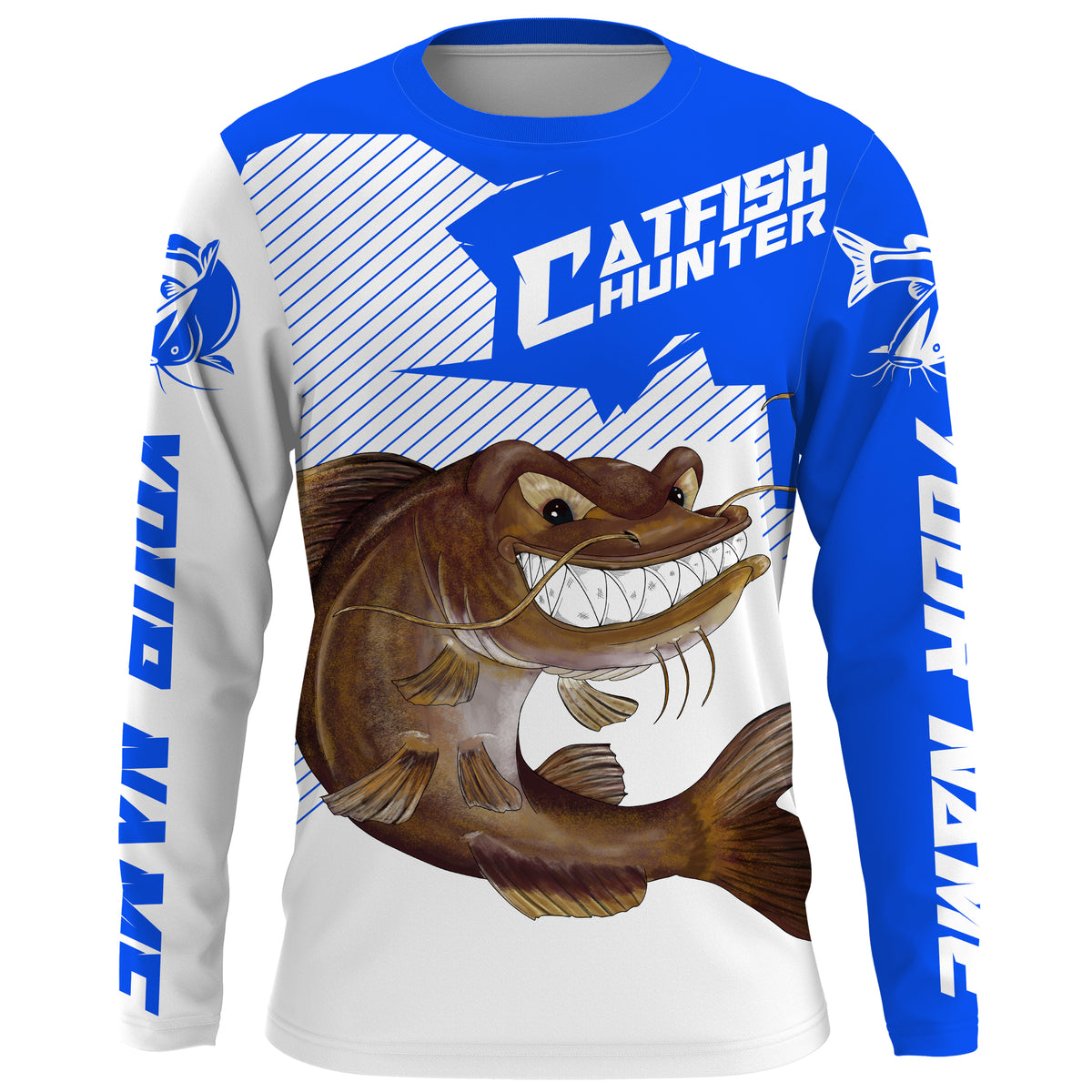 Red Camo Custom Catfish Long Sleeve Fishing Shirts For Men, Women And –  Myfihu