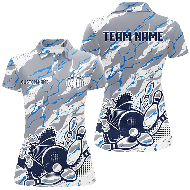 Personalized Bowling Team Jerseys With Name And Team Name Bowling Polo