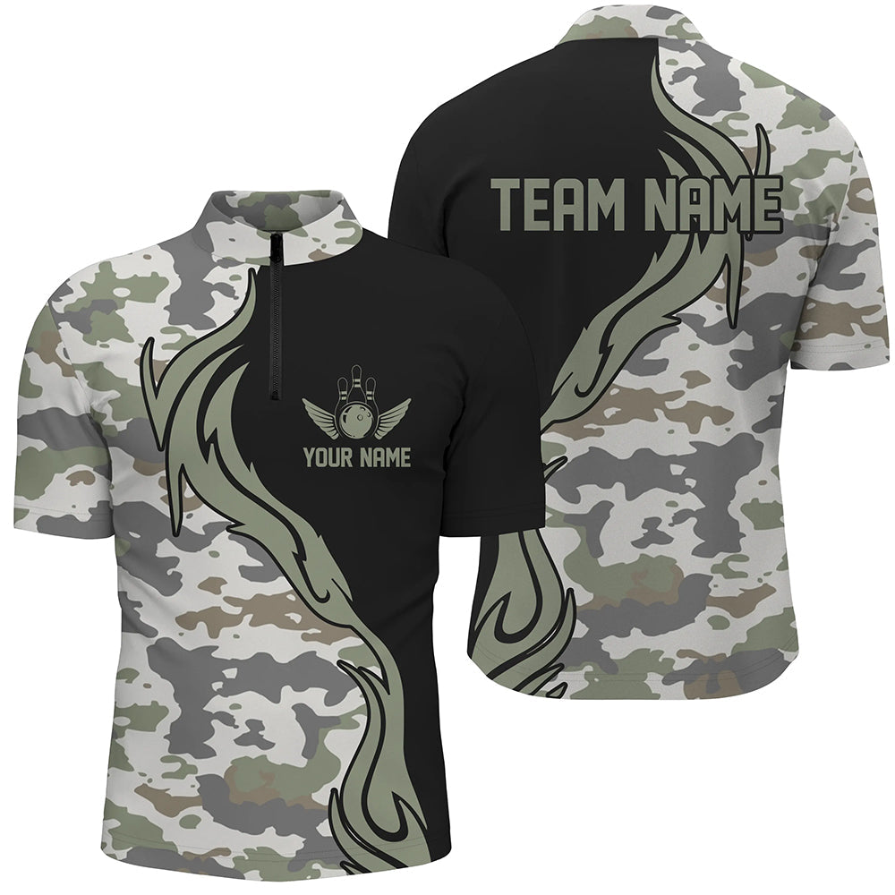 camo bowling shirts