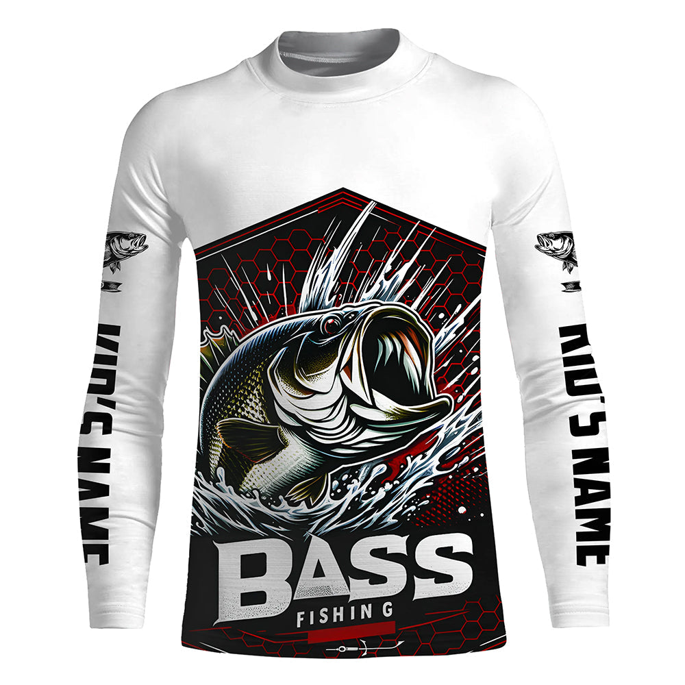 Custom Largemouth Bass Fishing Jerseys, Bass Long Sleeve