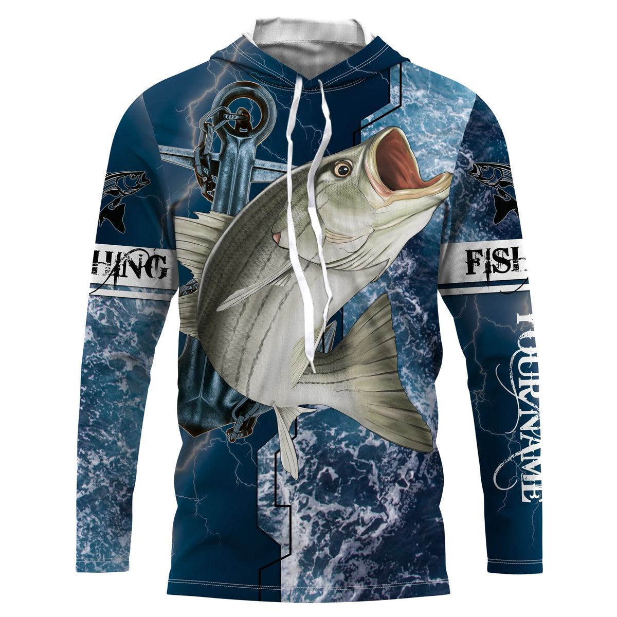 Custom Striped Bass Long Sleeve Fishing Shirts, Striper Bass Shirt Fis –  ChipteeAmz