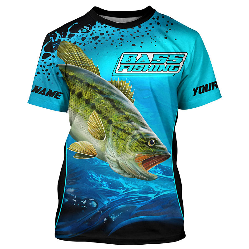 Myfihu Personalized Largemouth Bass Fishing Jerseys, Tournament Fishing Shirts TTS0713, Kid Long Sleeves UPF / XL