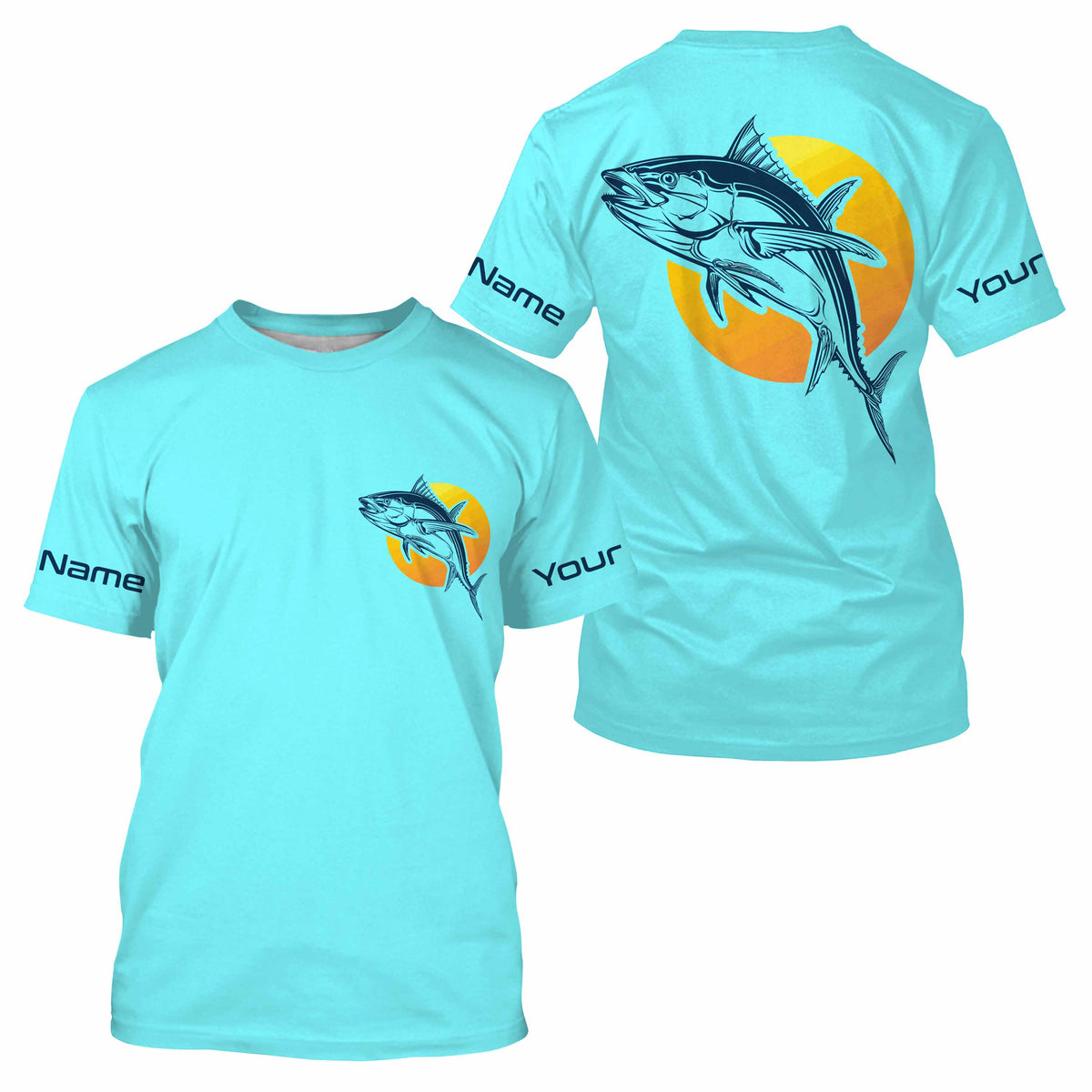 Custom Tuna Long sleeve performance Fishing Shirts for men, Tuna Fishi –  Myfihu