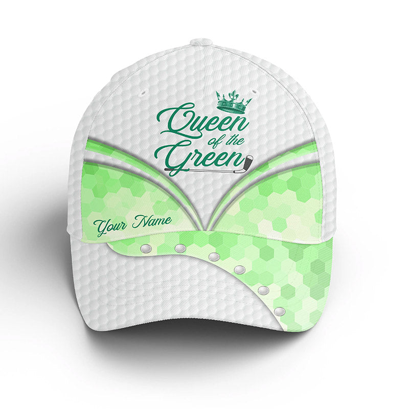 Funny Golfer hat custom name queen of the green sun hats for women, la –  Myfihu