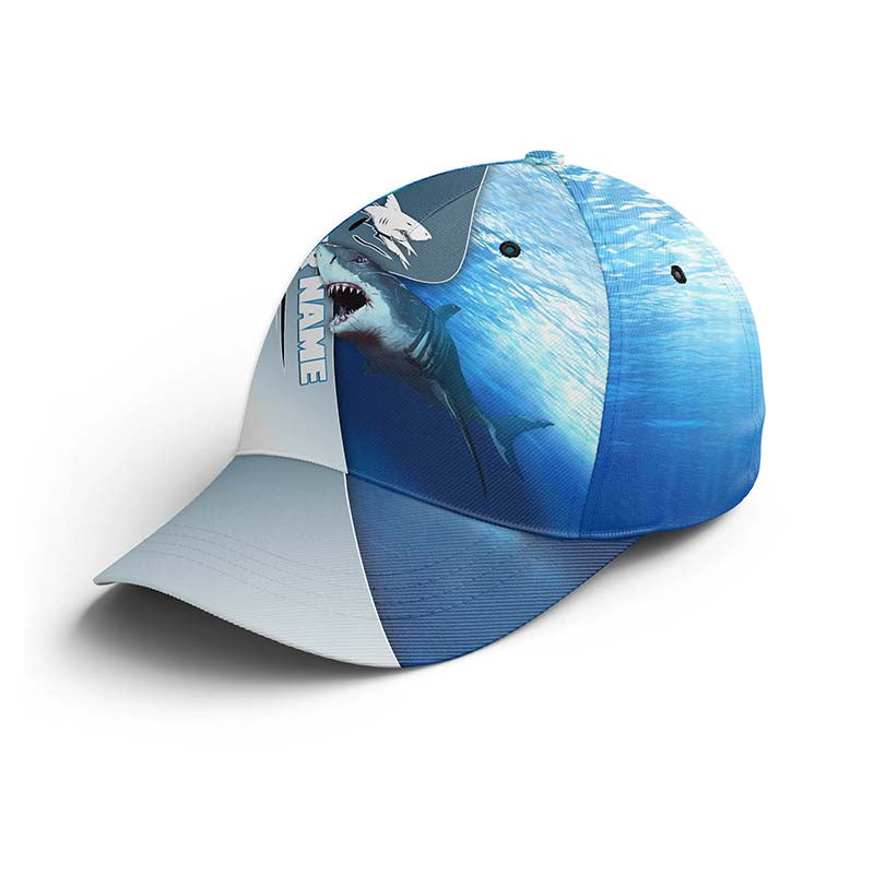 Shark fishing sea camo Custom fishing hat Unisex Fishing Baseball Angl –  Myfihu