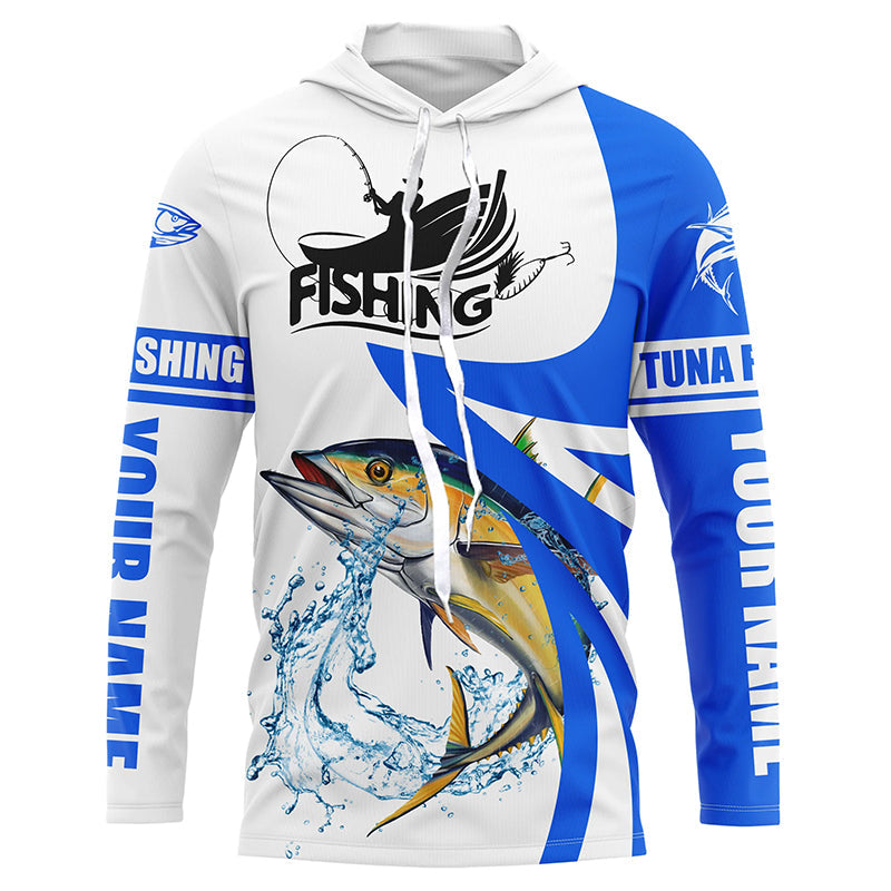 Tuna fishing Custom sun protection long sleeve fishing shirts, Tuna sa –  Myfihu