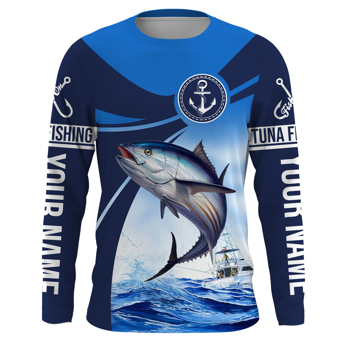  Tunalicious Tuna T-Shirt  Deep Sea Tuna Fishing Shirt :  Clothing, Shoes & Jewelry