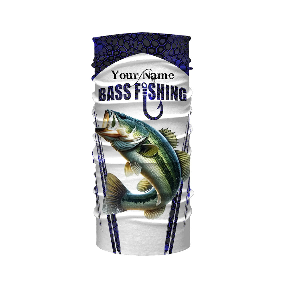 Largemouth Bass fishing blue camo Custom Funny Fishing Shirts, Gift Fo –  Myfihu