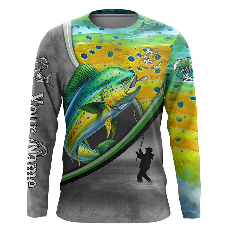 Mahi mahi ( Dorado) fishing personalized saltwater fishing shirts fish –  Myfihu