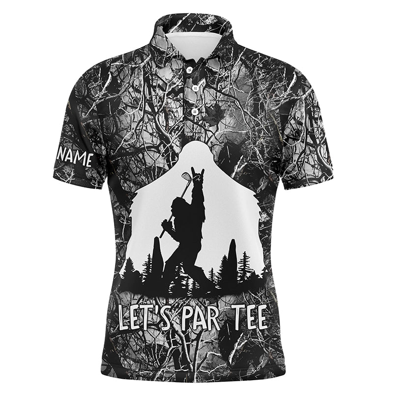  Funny Bigfoot Golf Shirts for Men Golf Polo Shirts