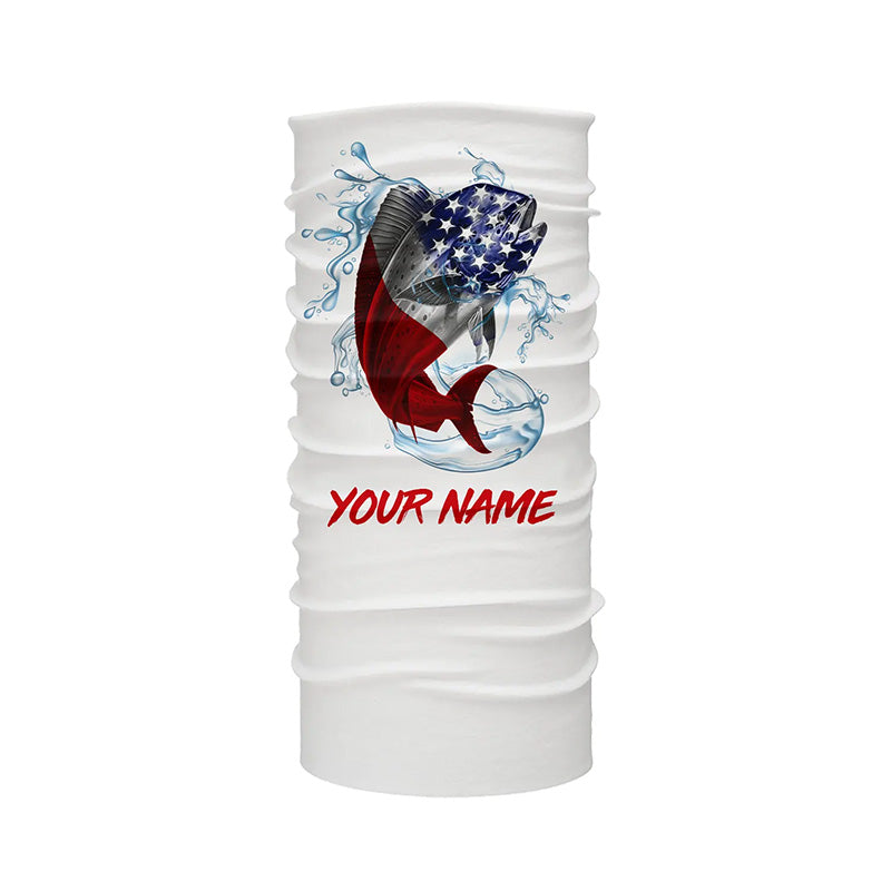American flag Mahi mahi fishing personalized patriotic UV