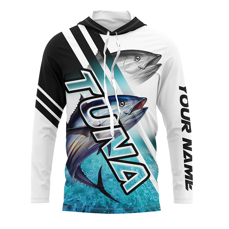 Custom Long Sleeve UPF 30+ Bluefin Tuna Fishing Shirt, Tuna Fishing je –  Myfihu
