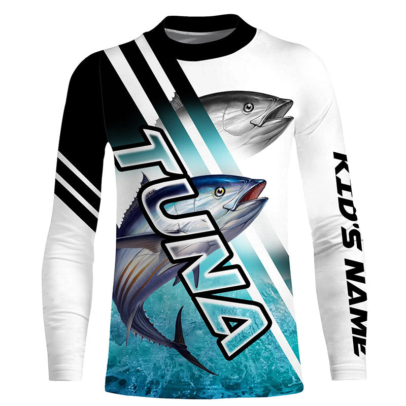 Custom Long Sleeve UPF 30+ Bluefin Tuna Fishing Shirt, Tuna Fishing je –  Myfihu