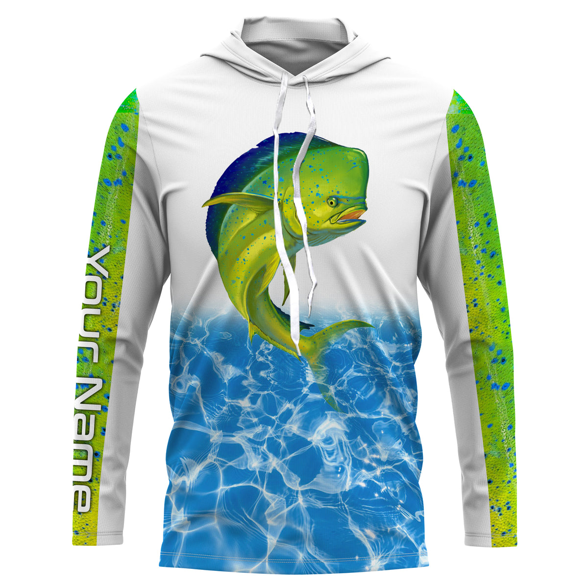Mahi Mahi Long Sleeve Fishing Shirt for Men, Personalized Performance –  Myfihu