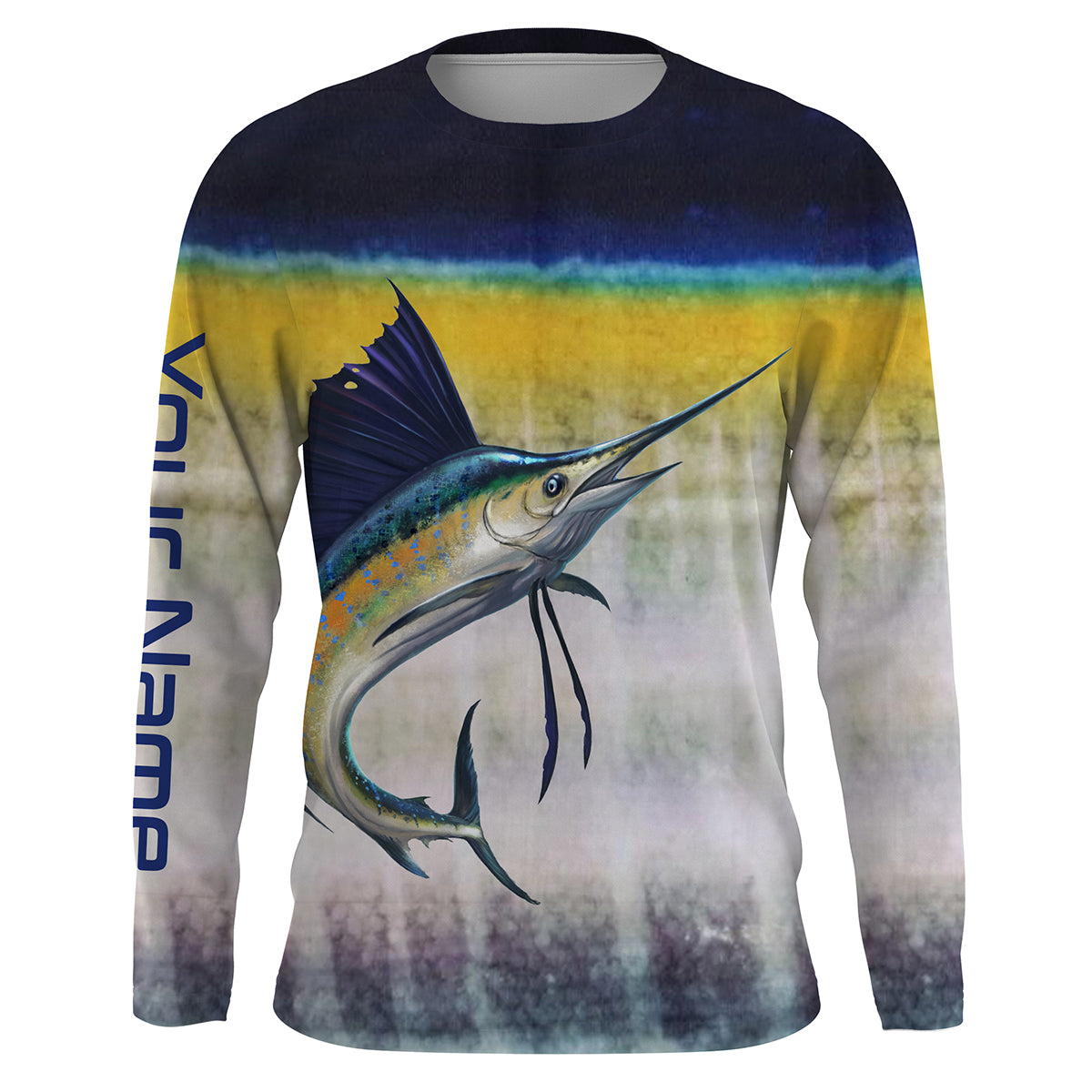 Sailfish Fishing Custom Long Sleeve performance Fishing Shirts