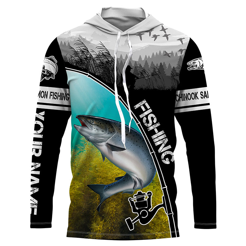 Salmon best sale fishing hoodie