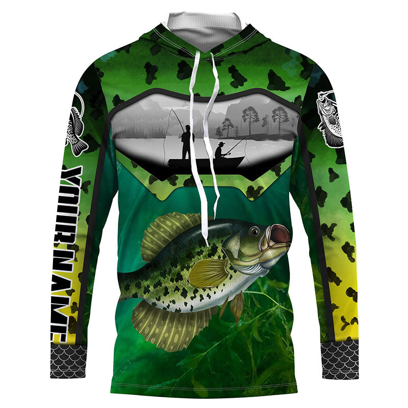 Crappie Fishing Long Sleeve Fishing Shirt for Men, Crappie Fishing Clo –  Myfihu