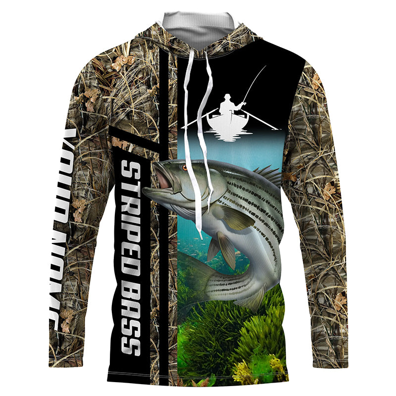 Myfihu Personalized Striped Bass Fishing Jerseys, Tournament Fishing Shirts TTS0564, T-Shirt UPF / 5XL