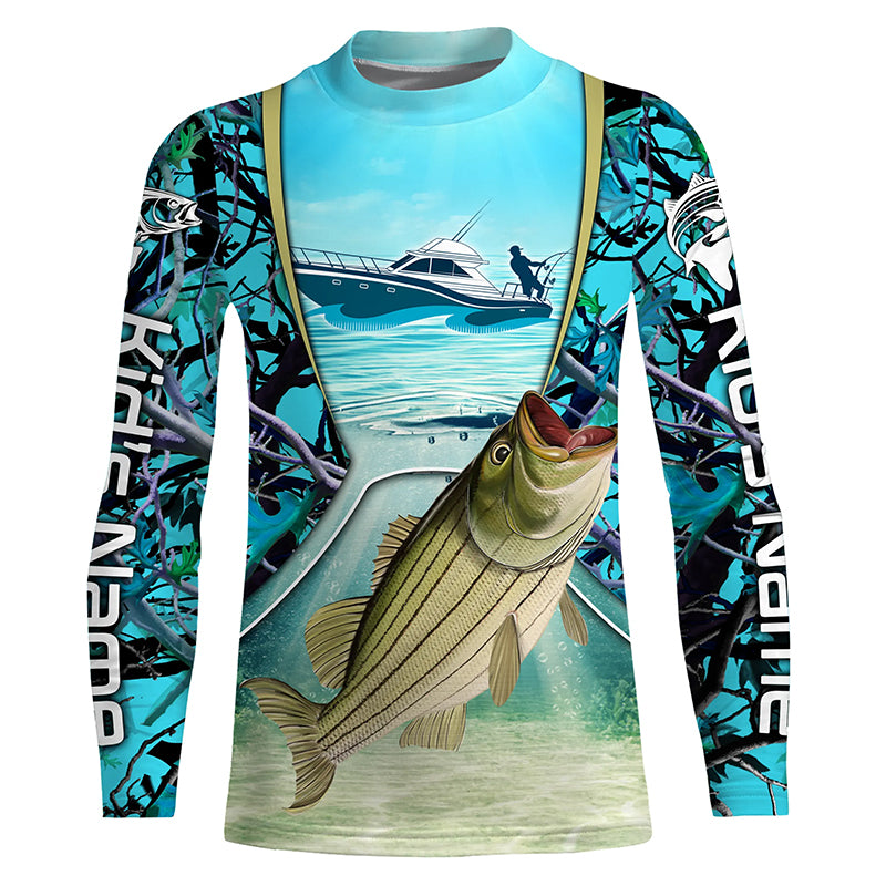 Largemouth Bass Fishing Custom Long Sleeve Shirts, Bass Tournament Fis –  Myfihu