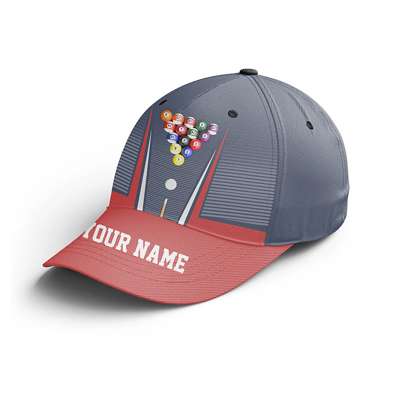 Personalized Billiard Cap Hats for Men Women Custom Text/Name Adjustable  Billiard Baseball Cap 3D Printing Caps