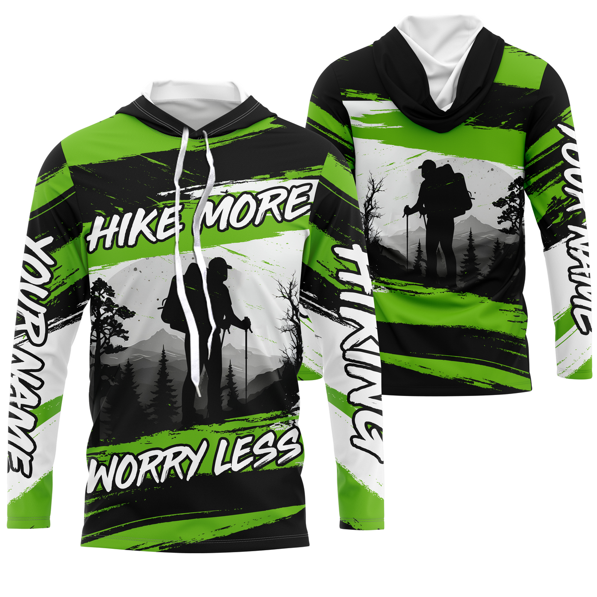 Hiking Shirt For Men Women Upf30+ Green Hiking Shirts Short & Long Sleeved Clothes HM14